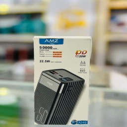  پاوربانک AMZ با ظرفیت 50000 میلی‌آمپر ساعت، شارژر همراه با ظرفیت فوق‌العاده، ایستگاه برق
